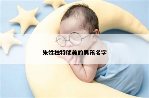 朱姓独特优美的男孩名字